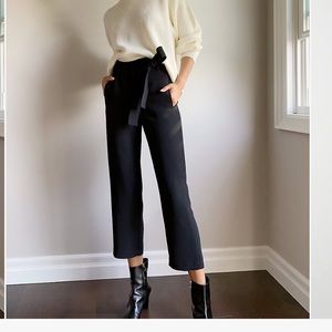 Aritzia Wilfred tie front pants